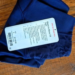 Lululemon meant to move 7/8 Tight